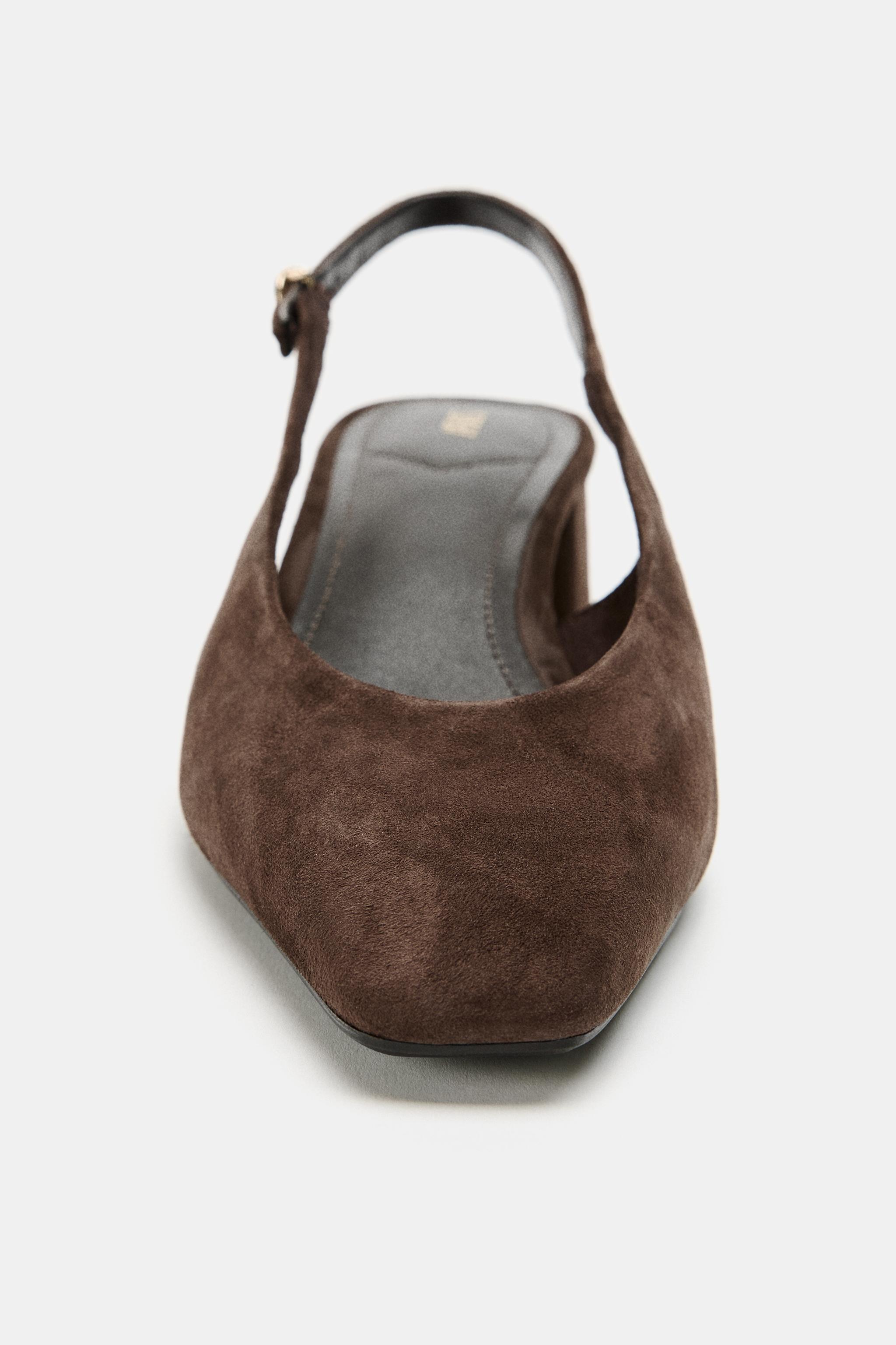 SUEDE SLINGBACKS